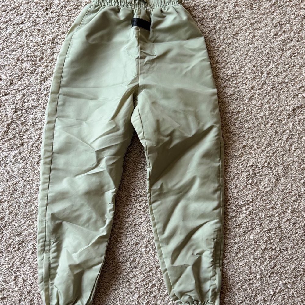 Fear of God Essentials Seafoam Green Pants Nylon Joggers size 6/7 Good Condition
